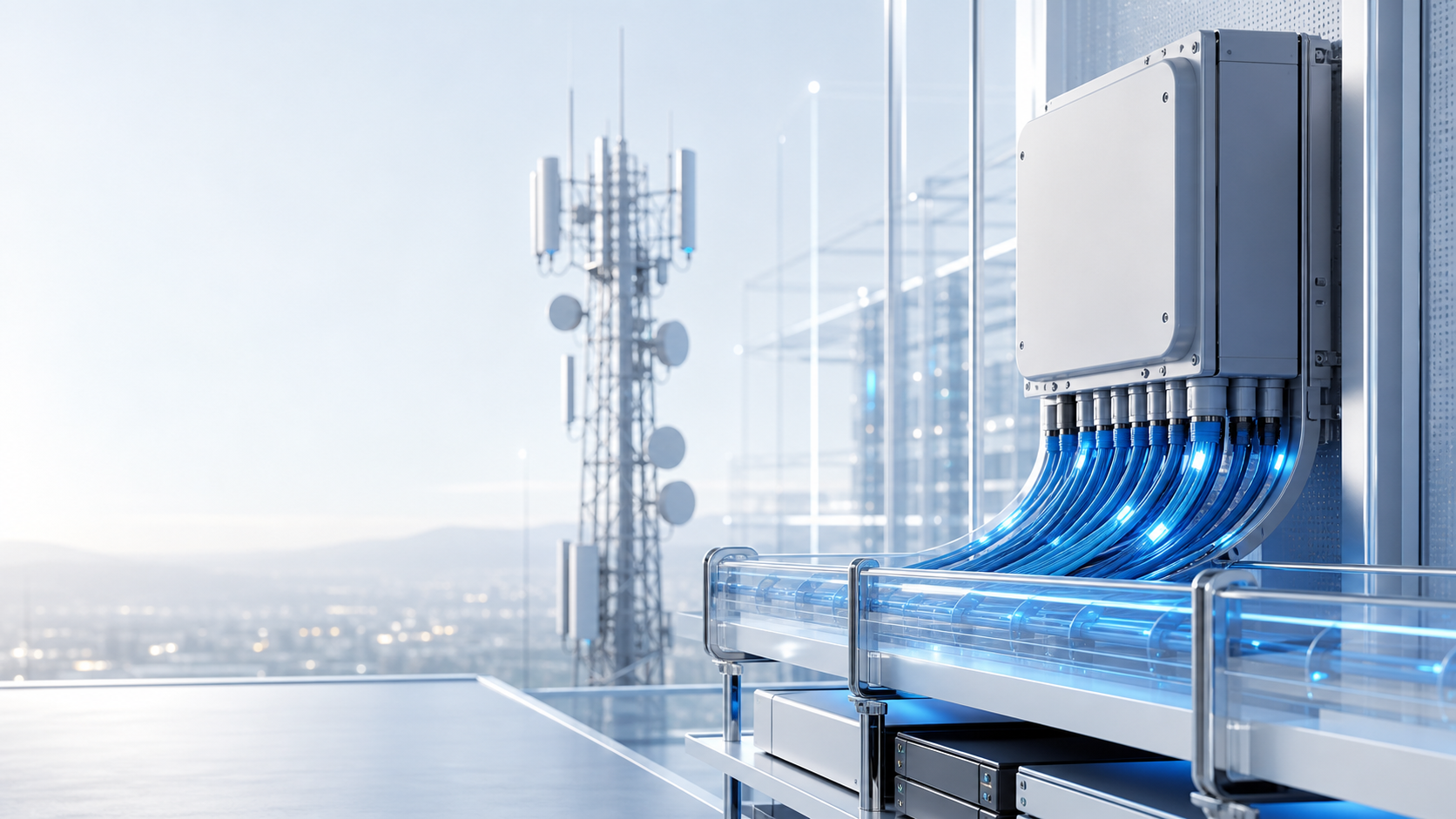 Hero image for the Telecom page