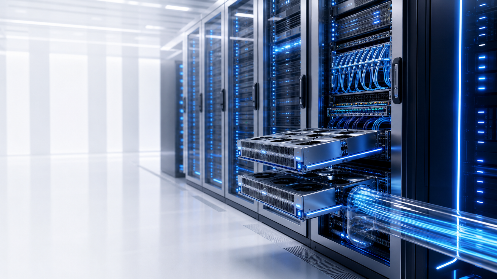 Hero image for the page “AI infrastructure and computing power”