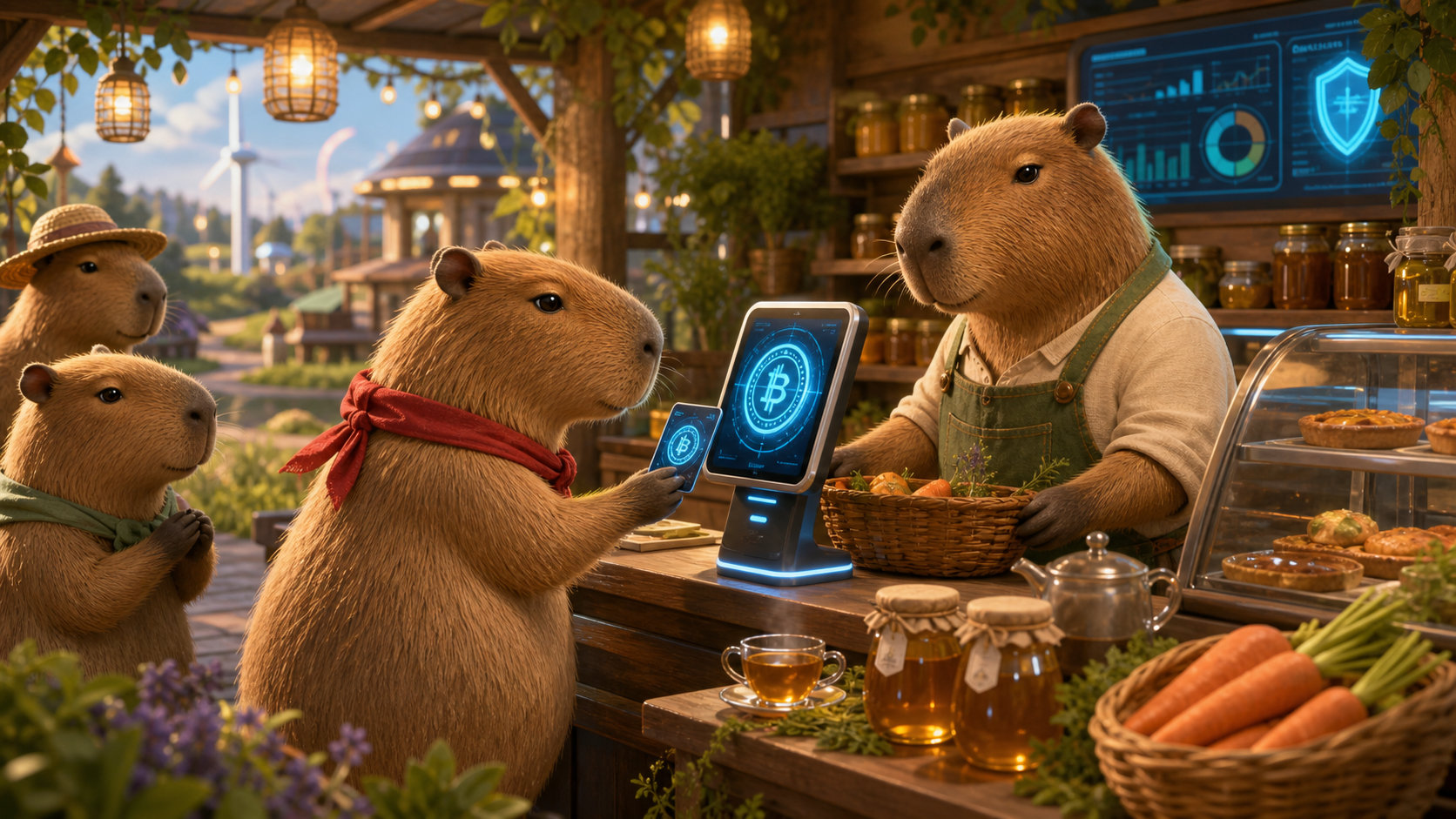Глава 8. Digital Ruble readiness и ярмарка нового расчета: сказочная bitmap-сцена с капибарой Варварой